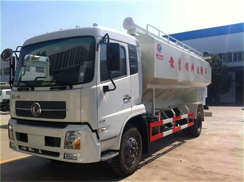 散裝飼料運(yùn)輸車 畜牧漁業(yè)飼料銷售的重要工具